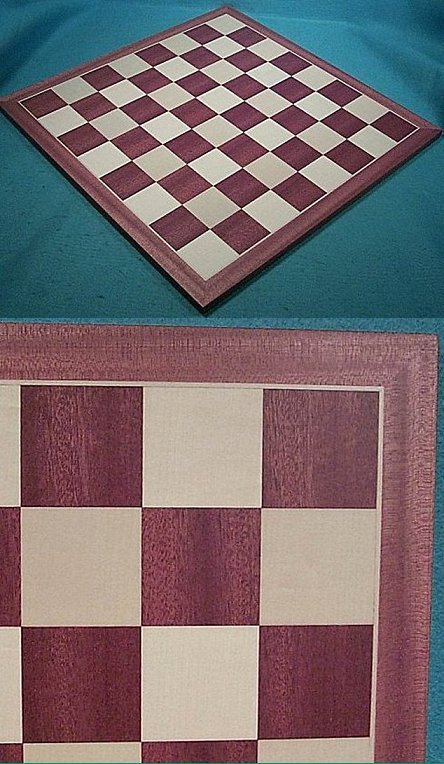 Extra Large Size Mahogany Wood Chess Board
