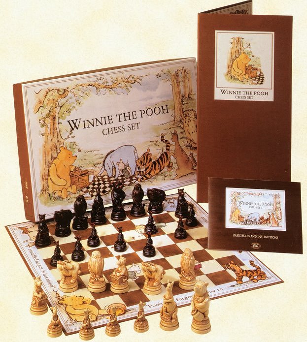 Winnie The Pooh Chess Set, Collector's Edition