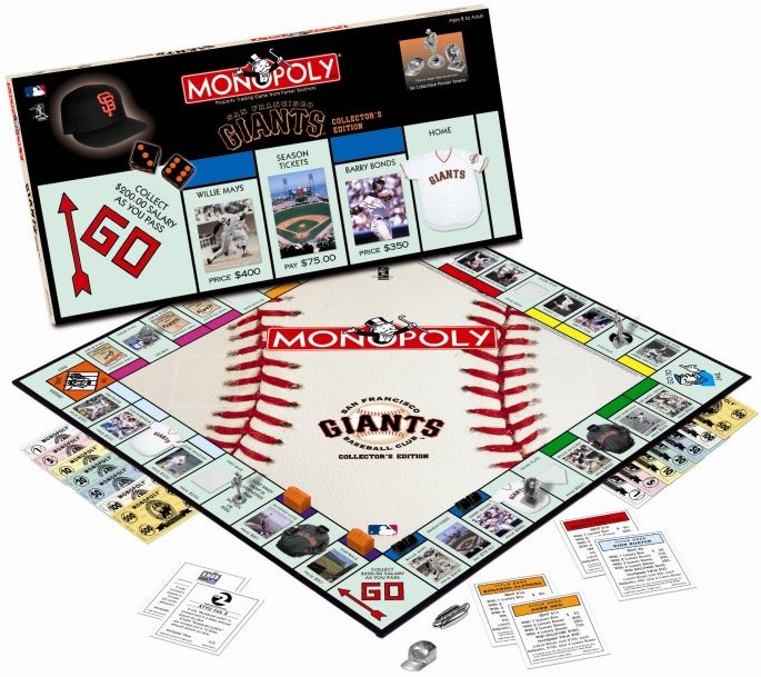 San Francisco Giants Monopoly Game